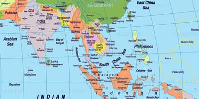 தென் சீனா வரைபடம்